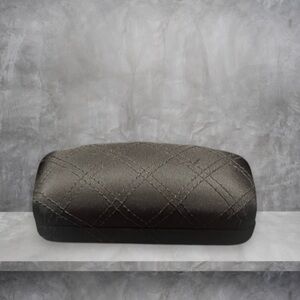 Vera Bradley Quilted Classic Black Clamshell Glasses Case